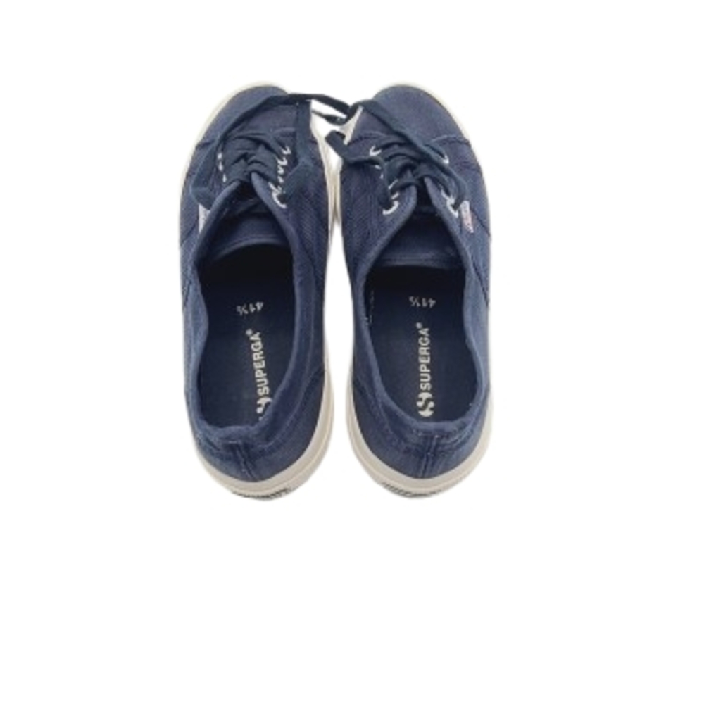 Superga Classic Canvas Sneakers Unisex Navy Blue Women's Size 10 Men's size 8.5 - Picture 10 of 12